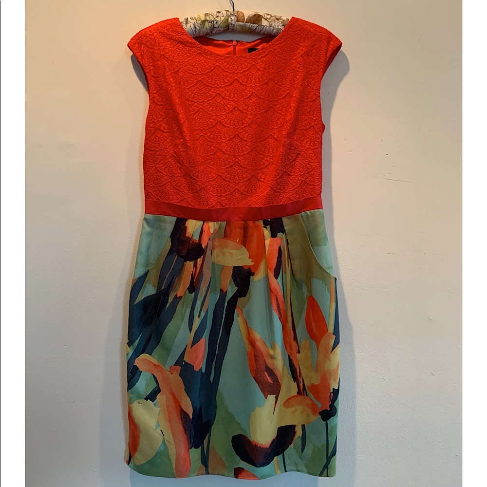 Lace & Watercolor Dress